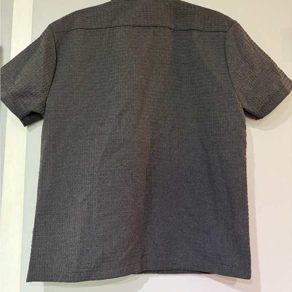 Classic Black Button Down Shirt for Men - Picture 3 of 3